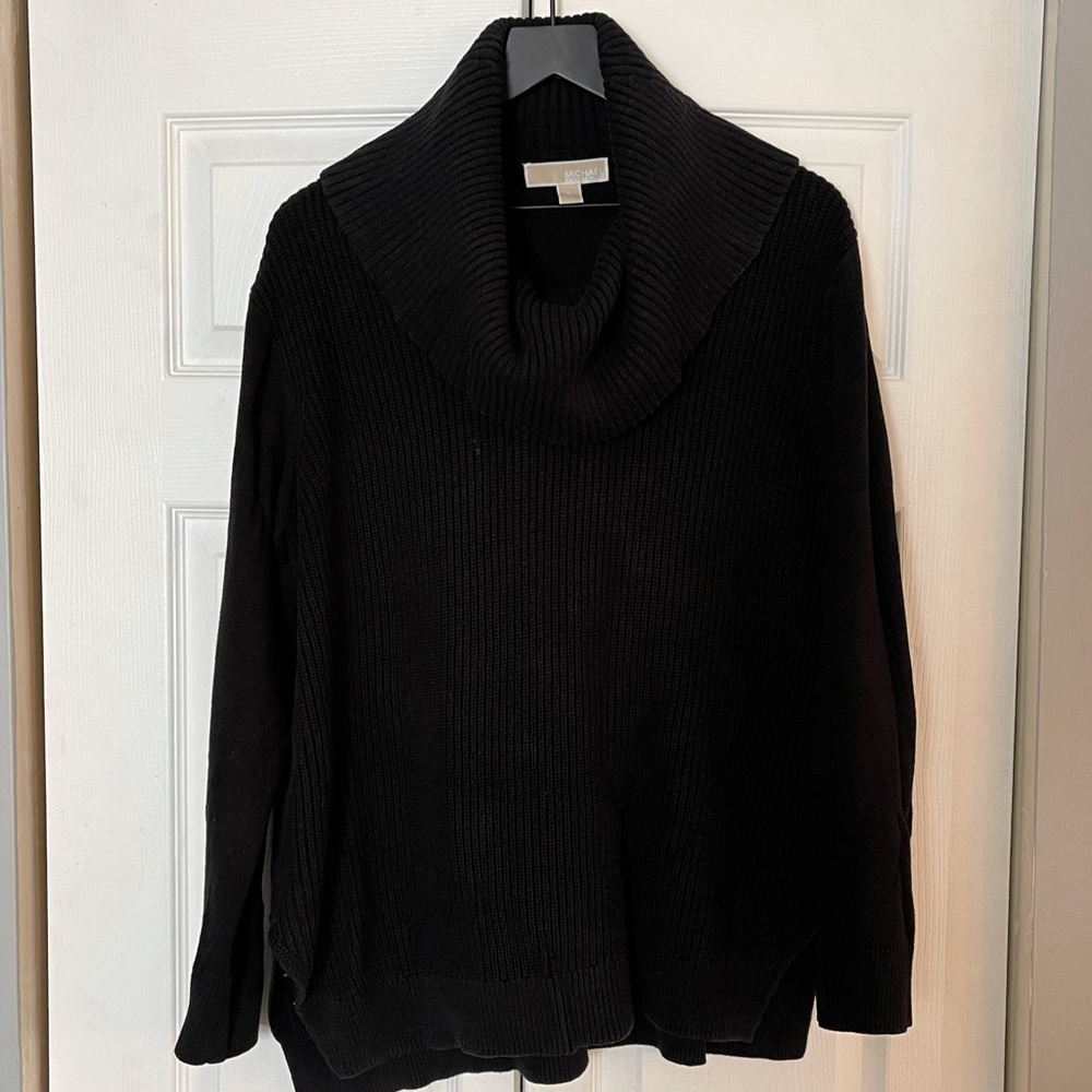 Michael Kors Black Cowl Neck Sweater